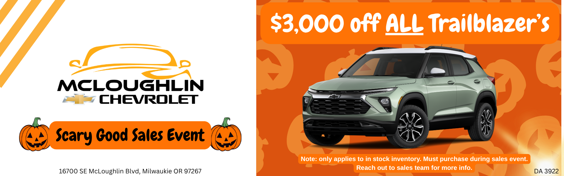 Trailblazer Sale!
