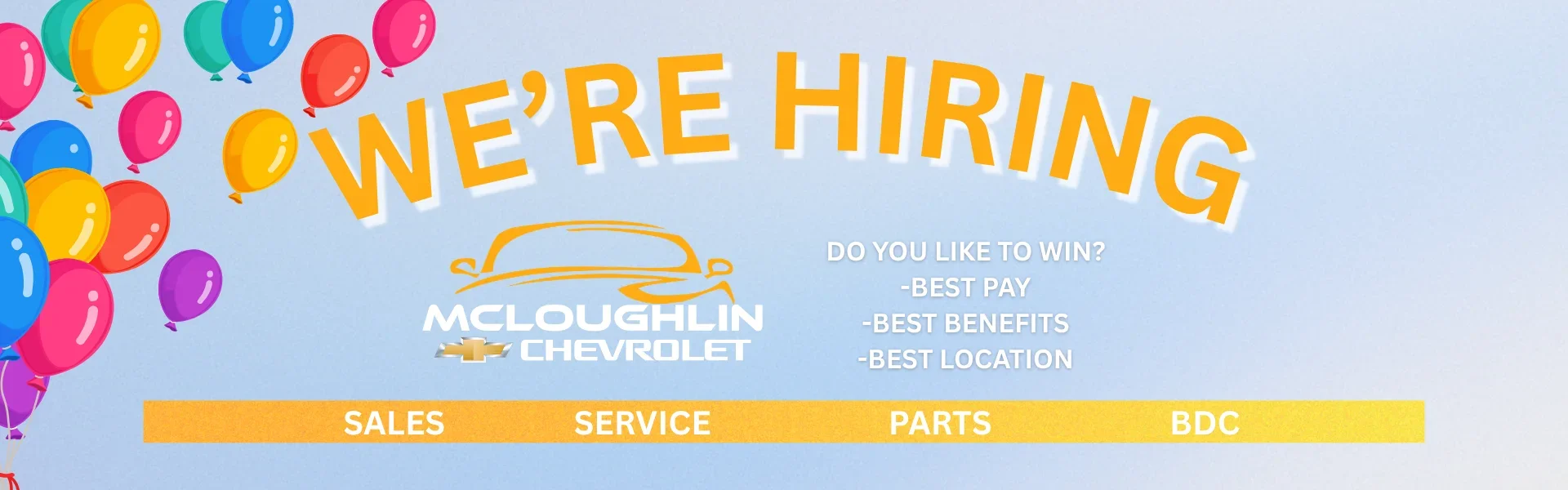 McLoughlin Is Hiring!
